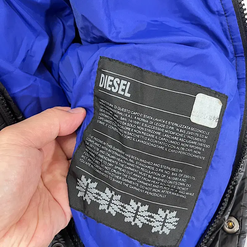 DIESEL 디젤 다운 점퍼 아동용