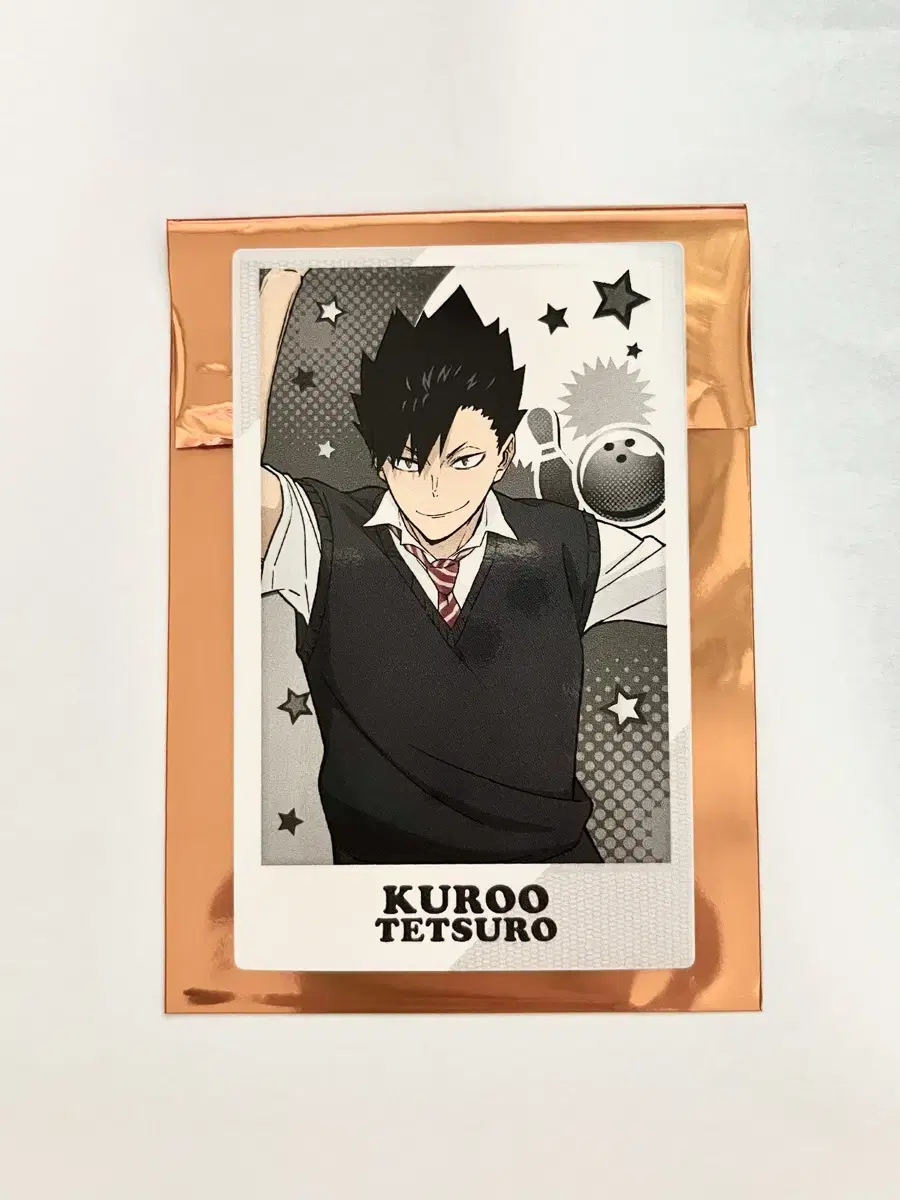 Haikyuu Round One Kuroo Tetsuro Bowling Alley Cheki Photo Card Transfer