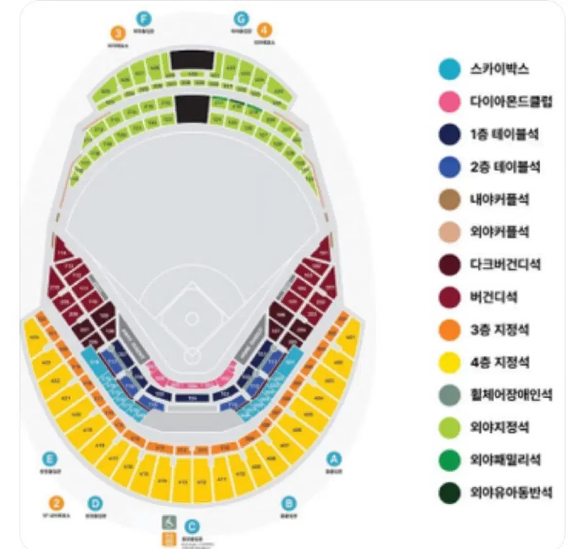 프리미어12 티켓 4연석 원가양도