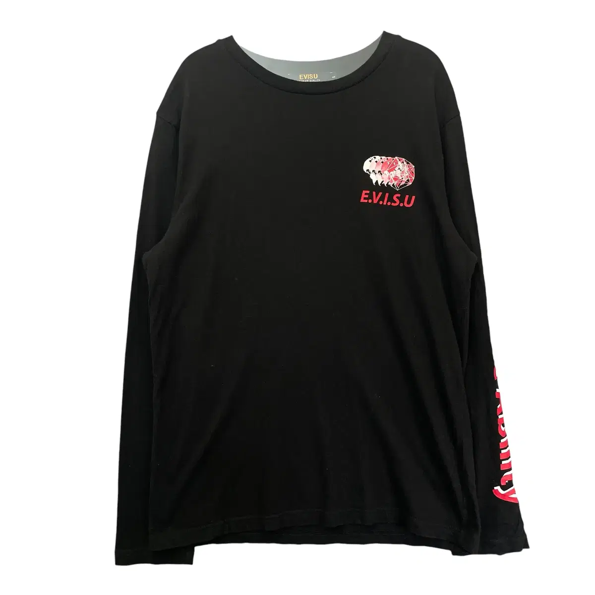 Evisu Black Printed Long Sleeve 105