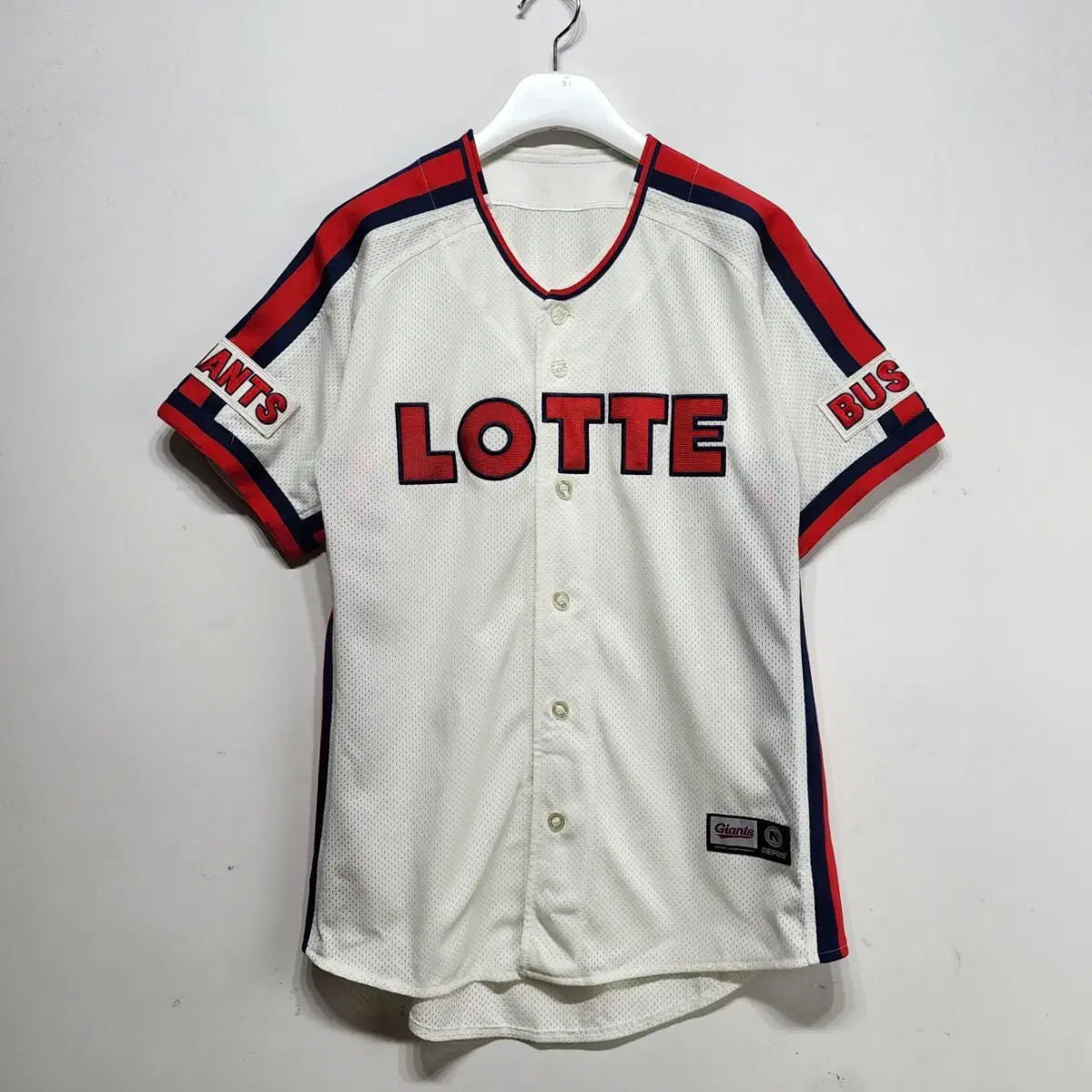 롯데자이언츠 LOTTE GIANTS 올드 노마킹 야구유니폼L