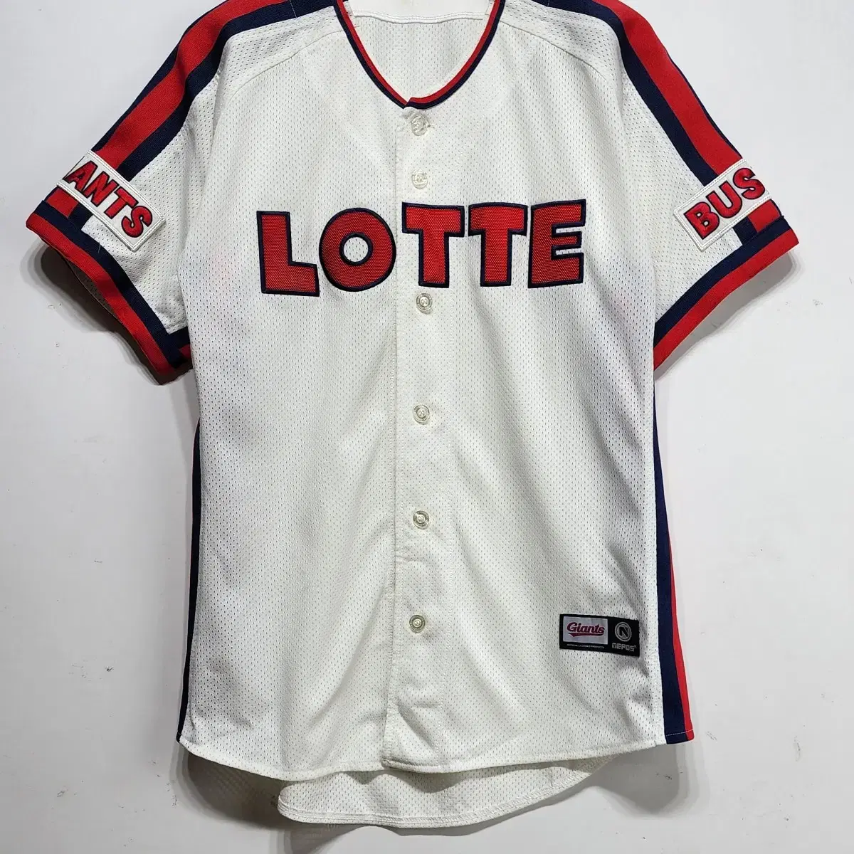 롯데자이언츠 LOTTE GIANTS 올드 노마킹 야구유니폼L