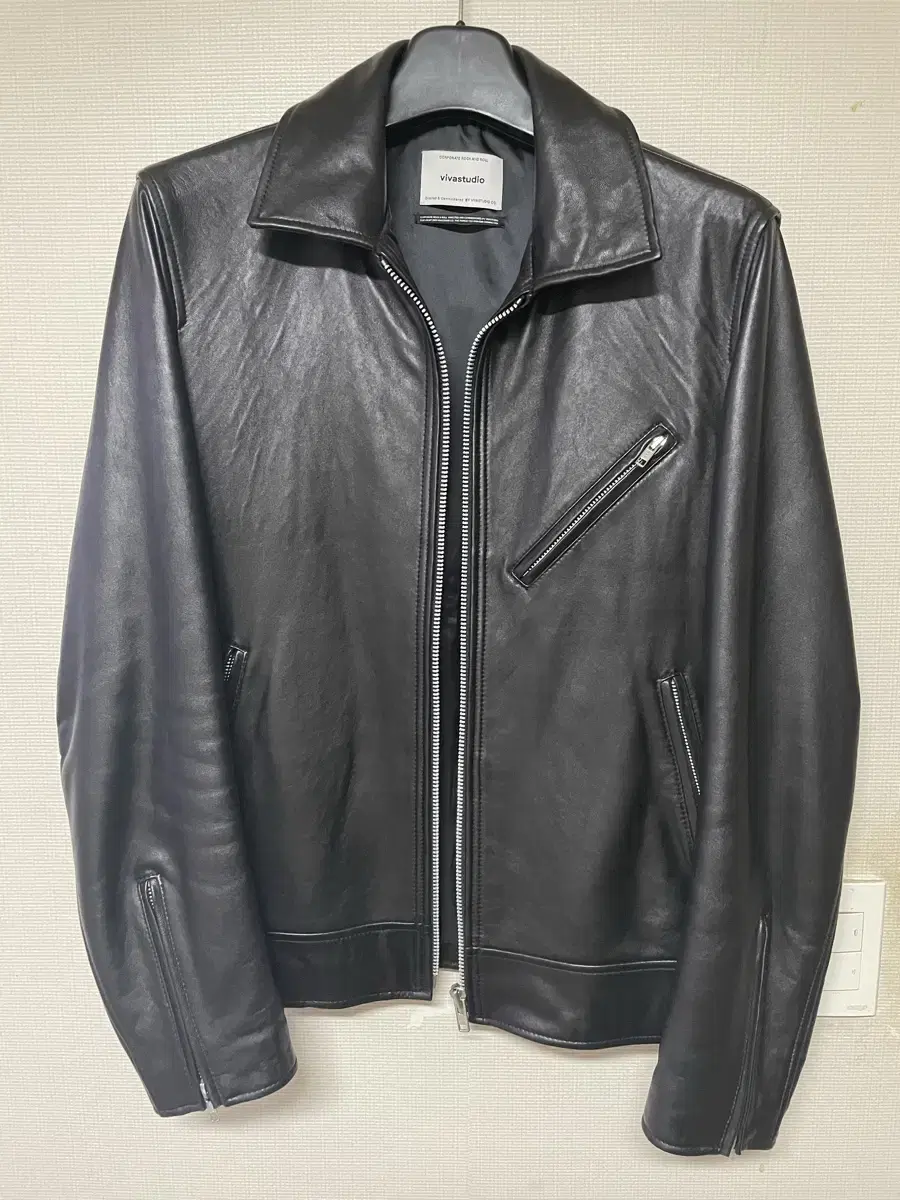 Viva Studio Single Rider Leather Jacket Lambskin XL