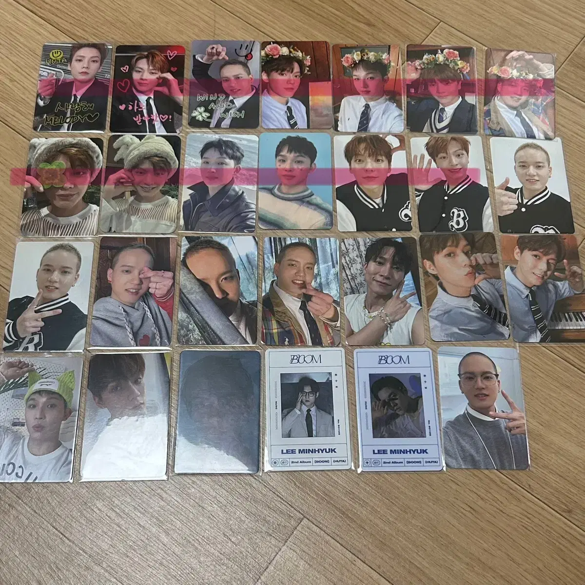 BTOB photocard seo eunkwang lee minhyuk lee changsub lim hyunsik peniel Yook Sungjae