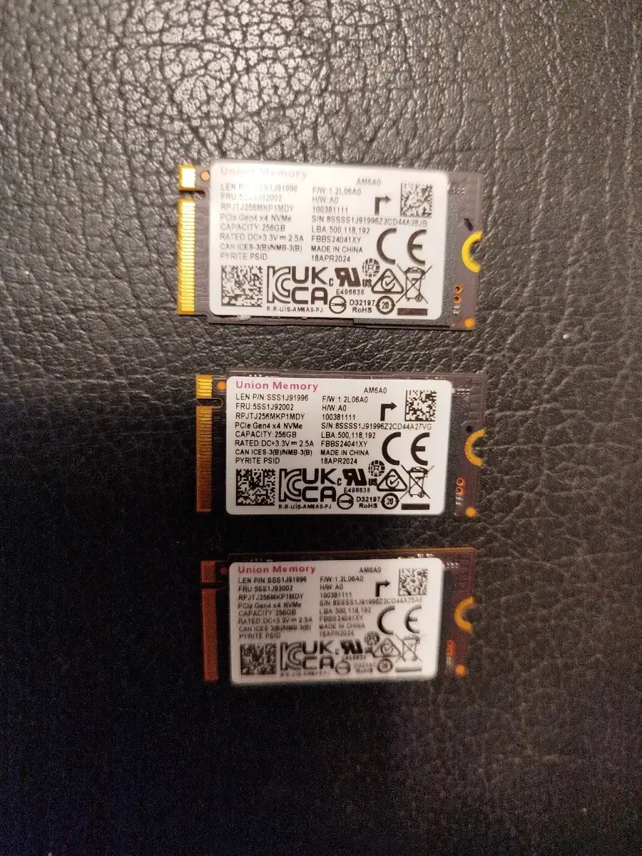 UNION MEMORY 256GB GEN4 * 4 NVME