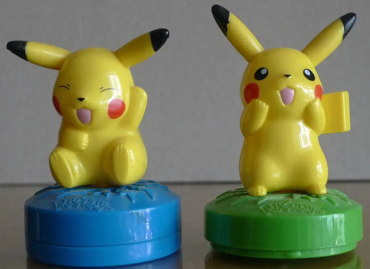 2 Pokemon Pikachu Figures from the Cartoon Movie