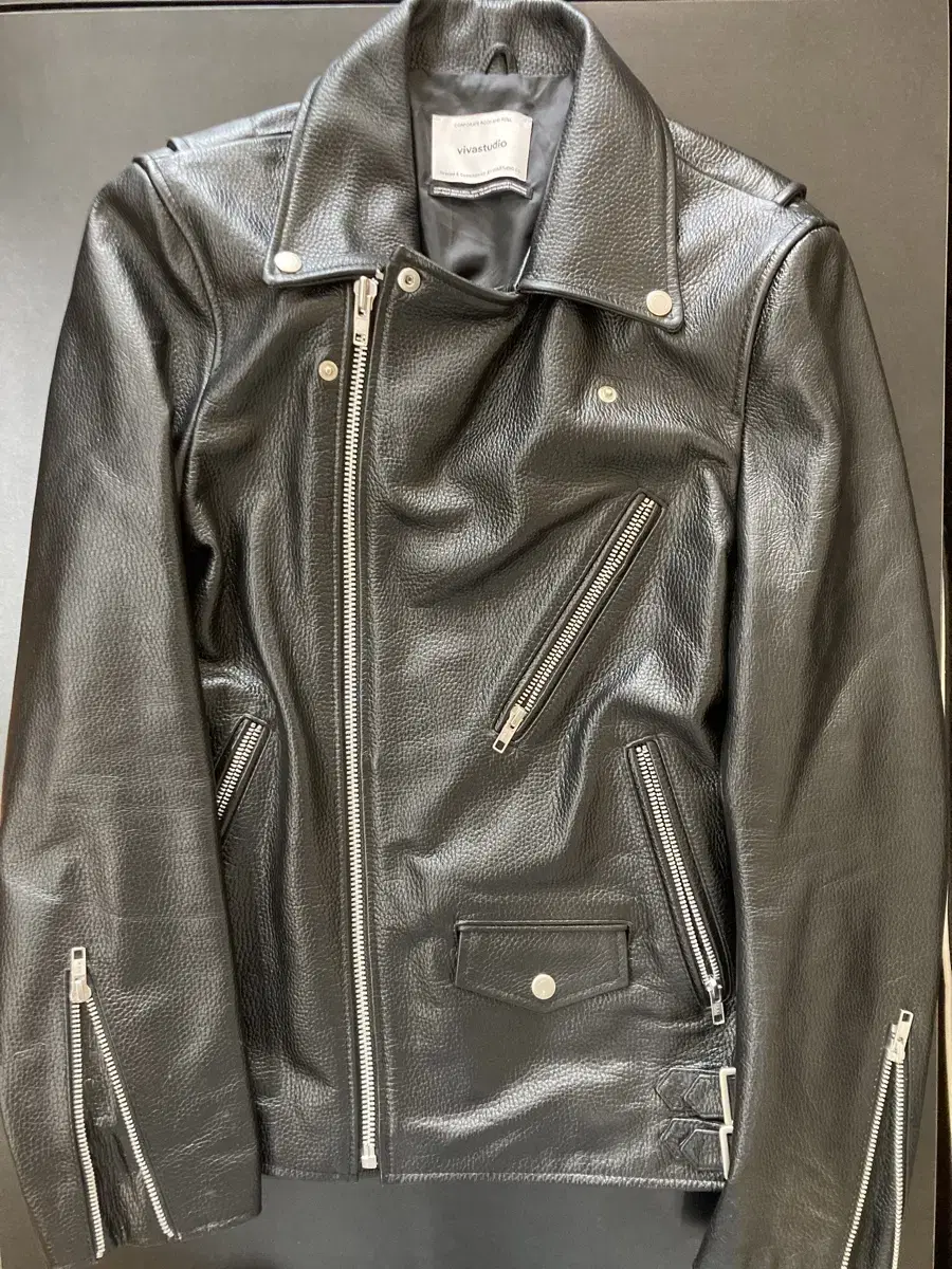 VivaStudio Leather Rider Jacket M