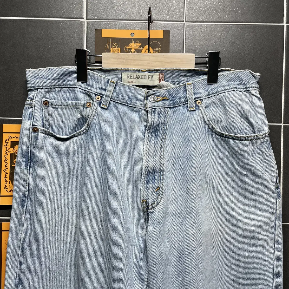 Levi's 550 리바이스 550 연청 데님팬츠