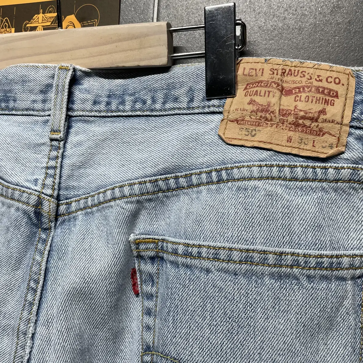 Levi's 550 리바이스 550 연청 데님팬츠