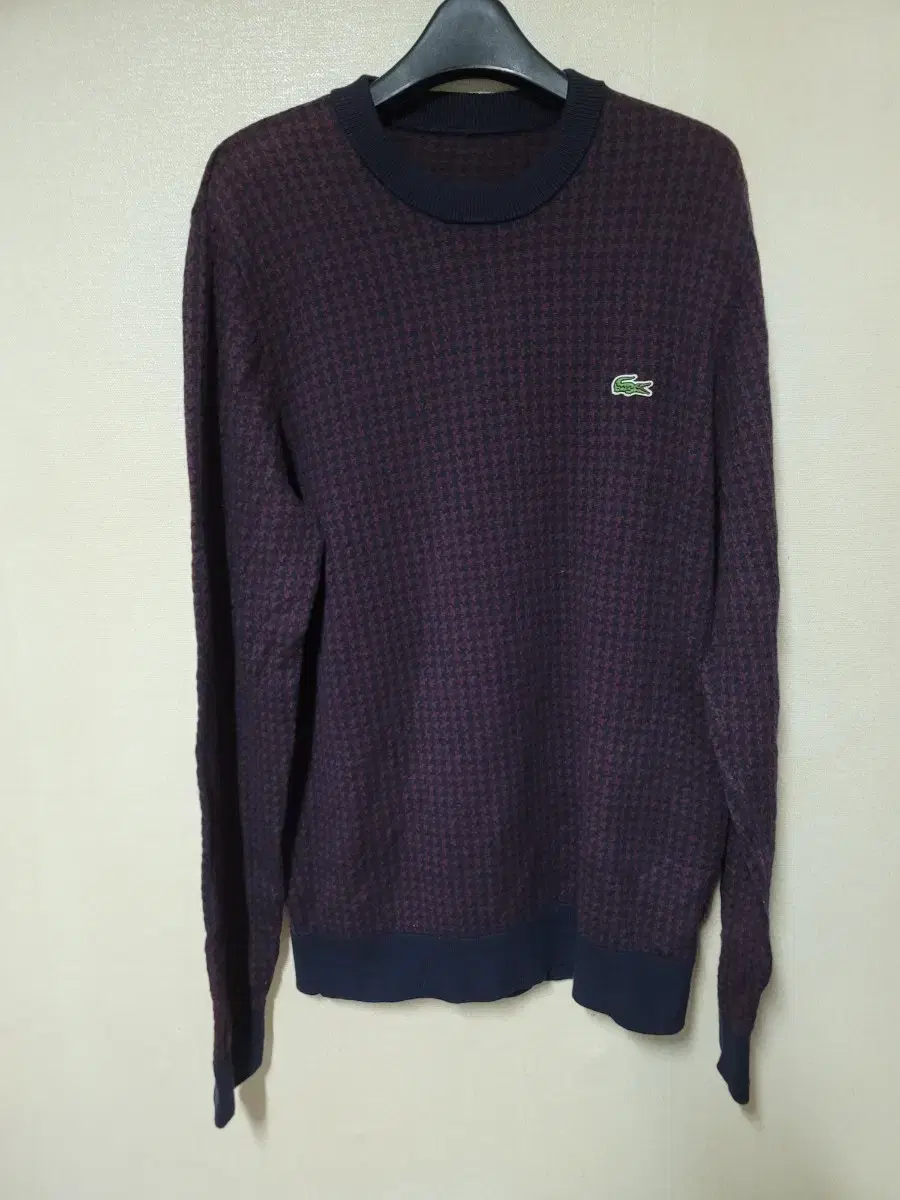 Lacoste Jagged Roundneck Pullover Knit