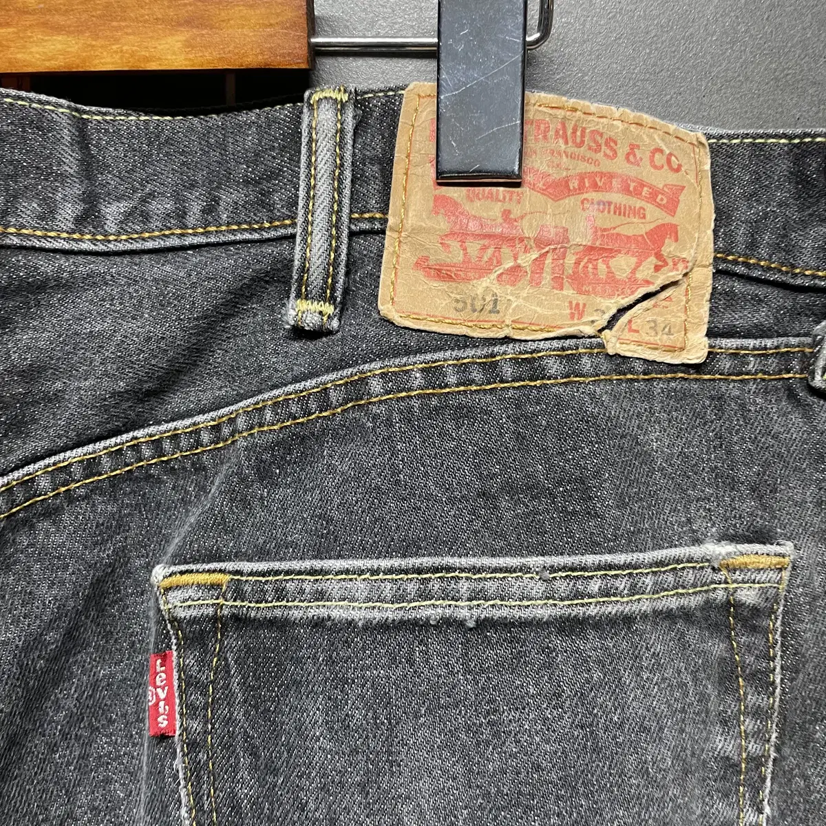 Levi's 501 리바이스 501 블랙진