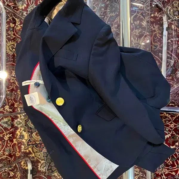 J.PRESS navy golden jacket