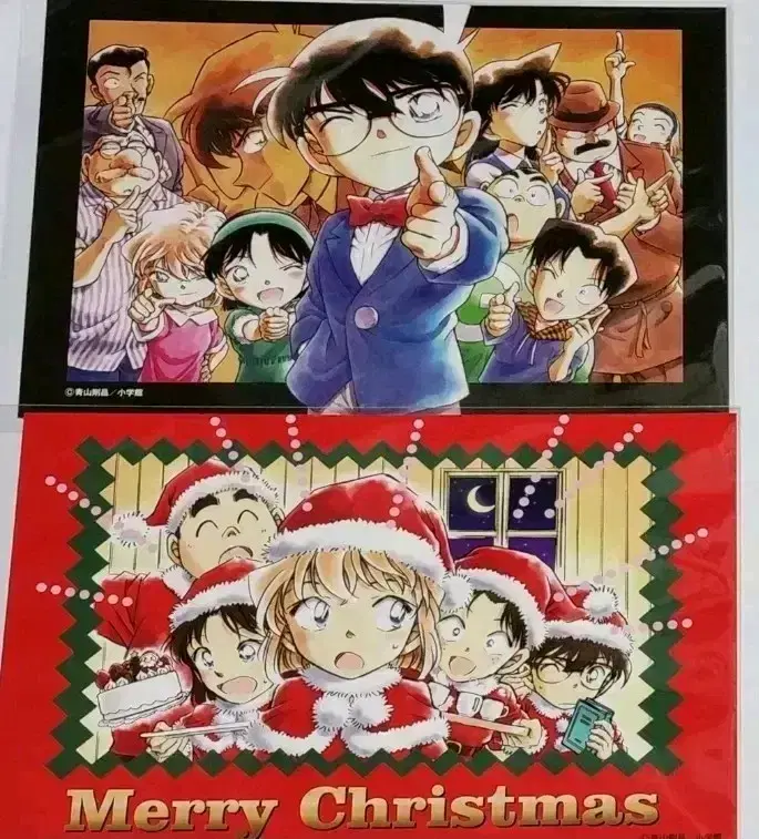 Detective Conan the Barbarian Original Artwork postcard Shinran Haibara Japan Exhibition sticker Gekko Kid