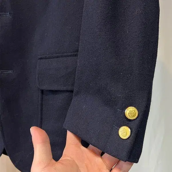 J.PRESS navy golden jacket