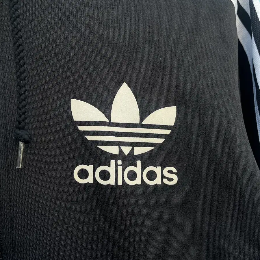 아디다스 파이어버드 빅로고 후드 져지 Adidas