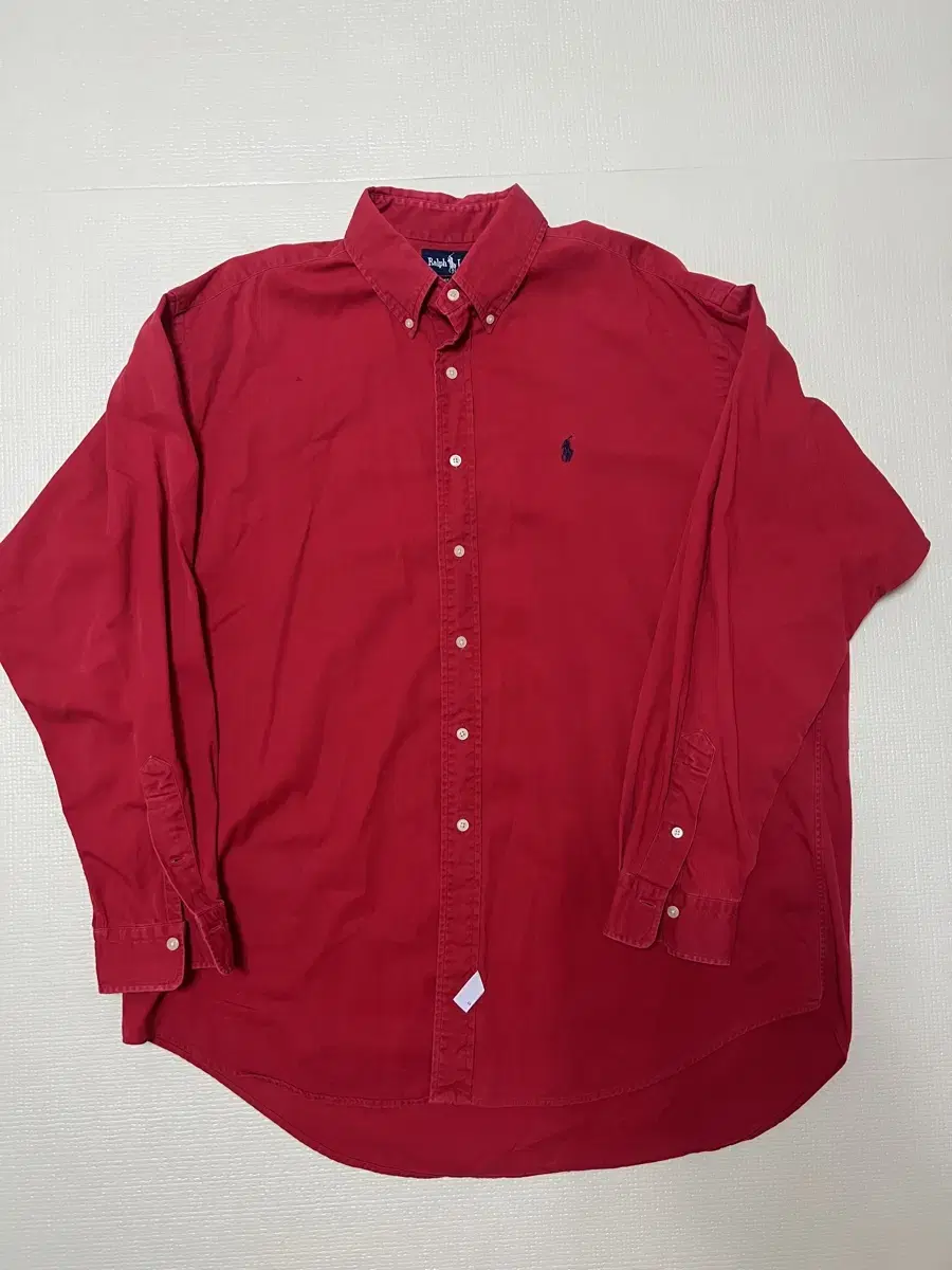 Vintage Polo Shirt -Red