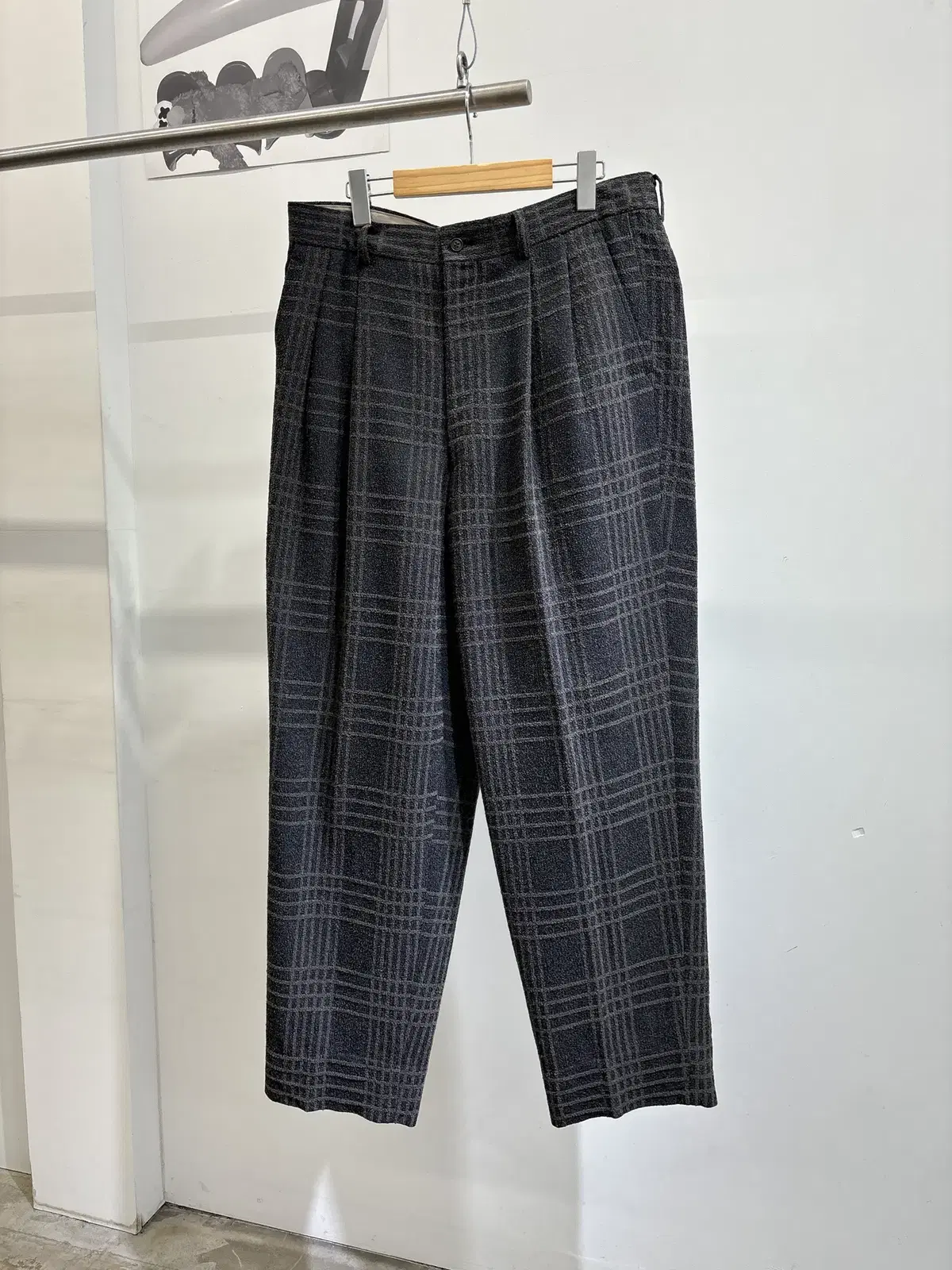 Vintage PIA SPORTS (Made in Japan) Checked Wool Pants