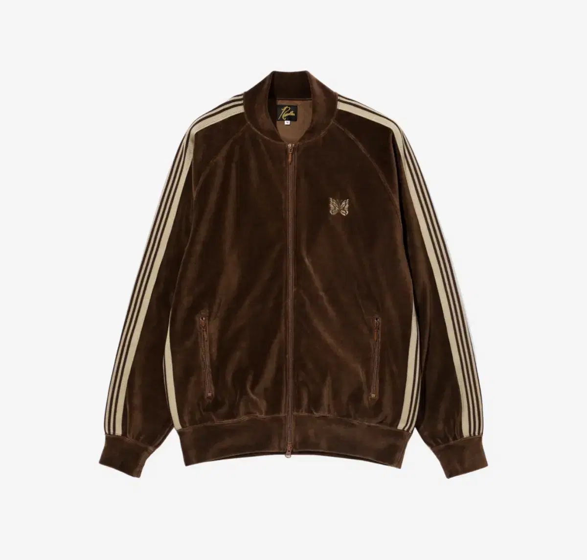 Needles R.C. Track Jacket Velour Brown L