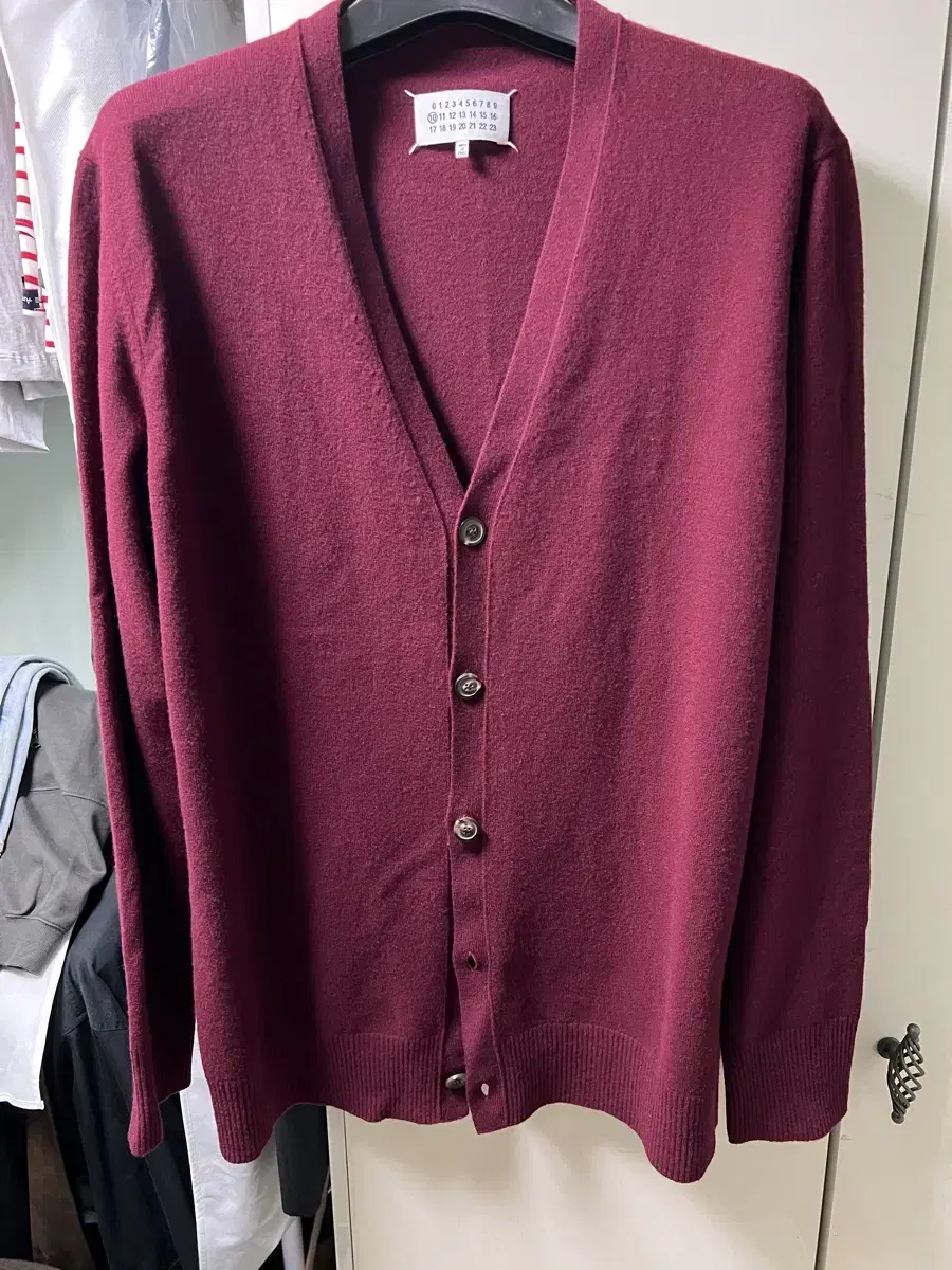 Margiela Cardigan Burgundy Size XL