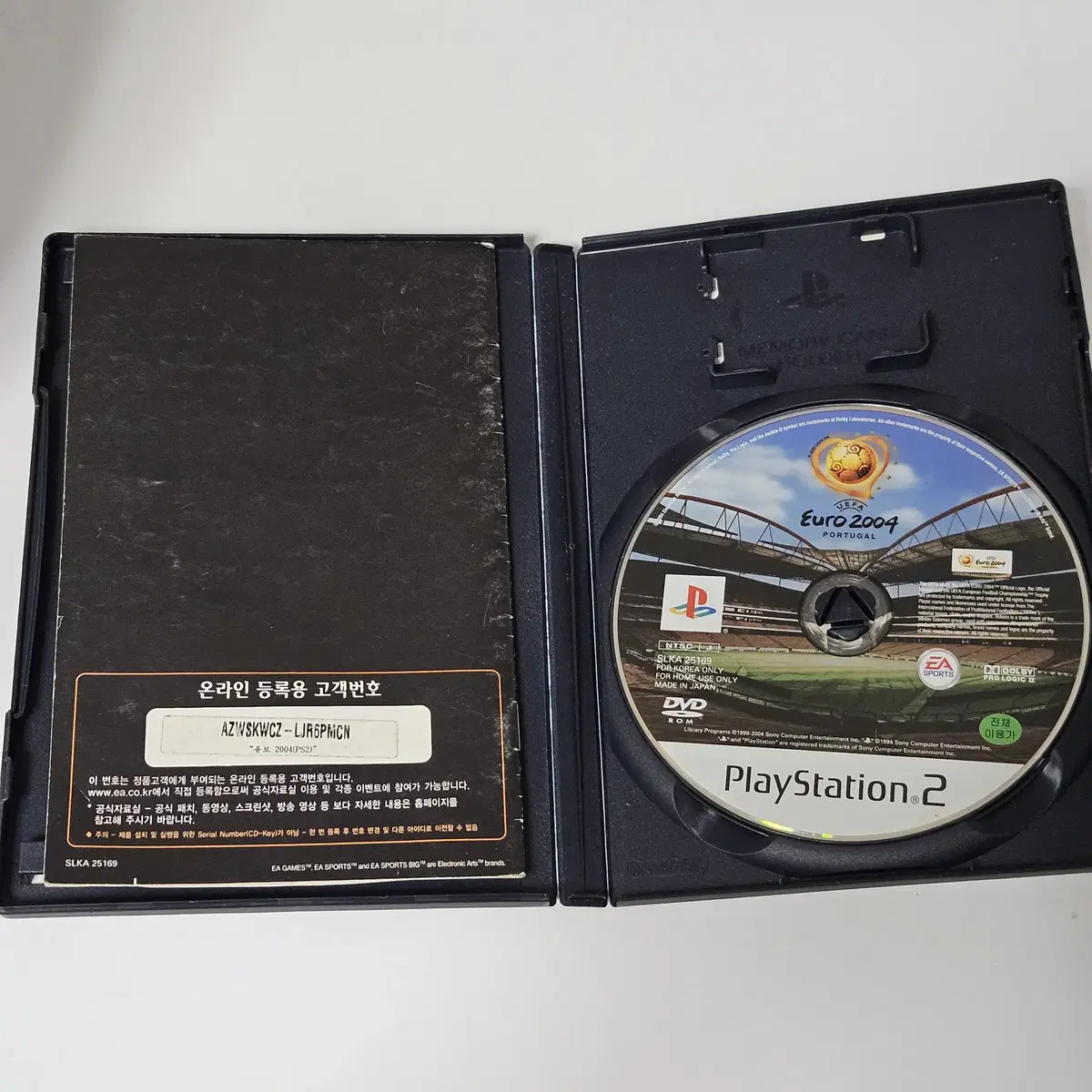 [중고] PS2 UEFA 유로 2004 정발 / 플스2