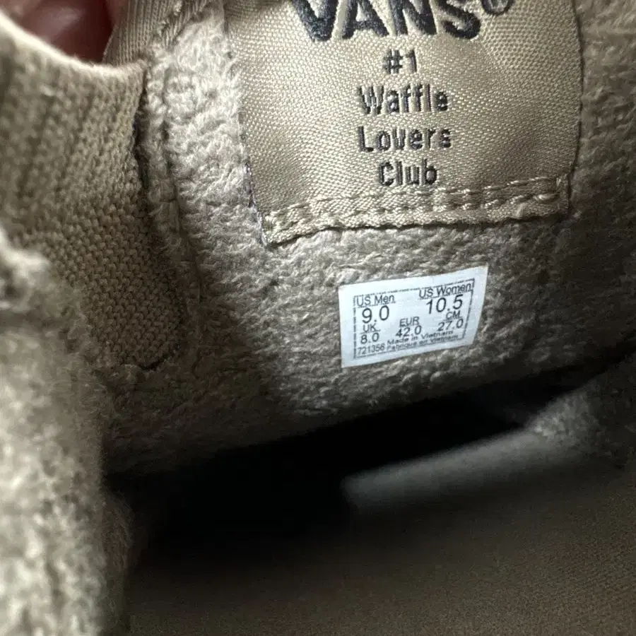 WTAPS X VANS  Coast CC  러버 클럽 부츠 코요태 스니커