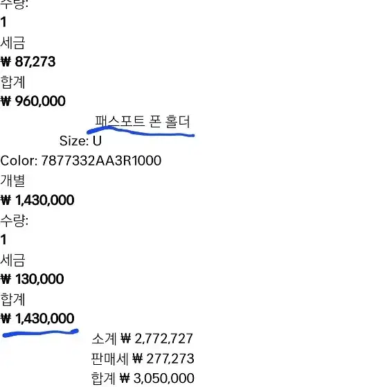 발렌시아가 여권 지갑 패스포트 지갑