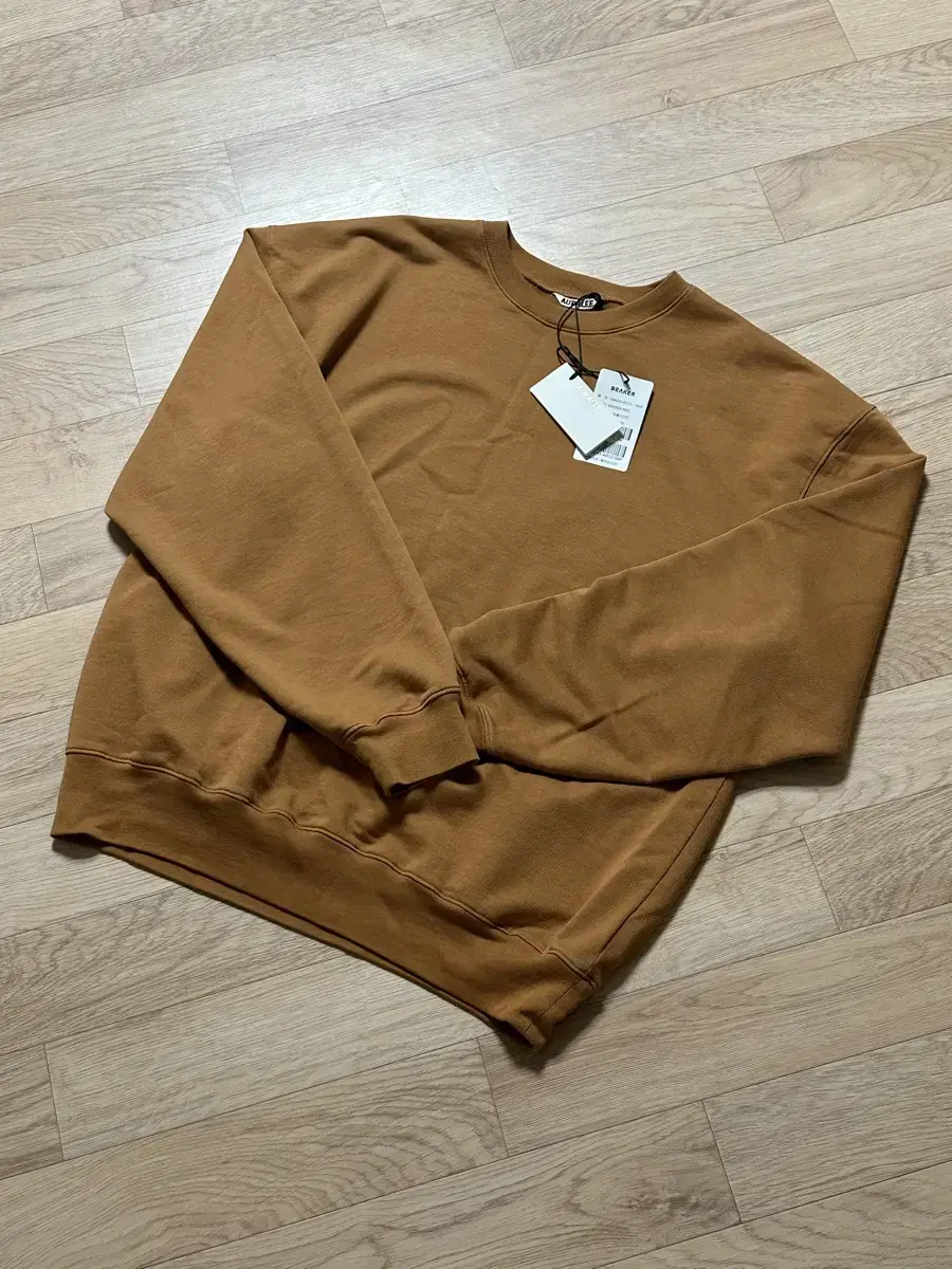 [4][New] Aurari 24SS Man-to-Man Sweatshirt Brown