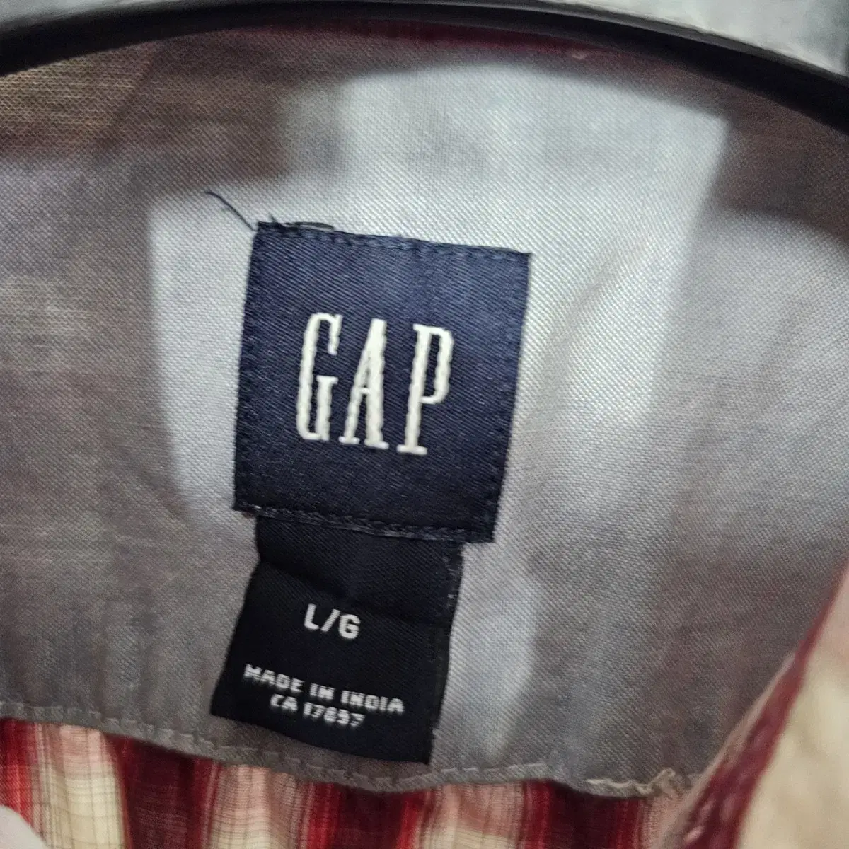 GAP 체크셔츠 L