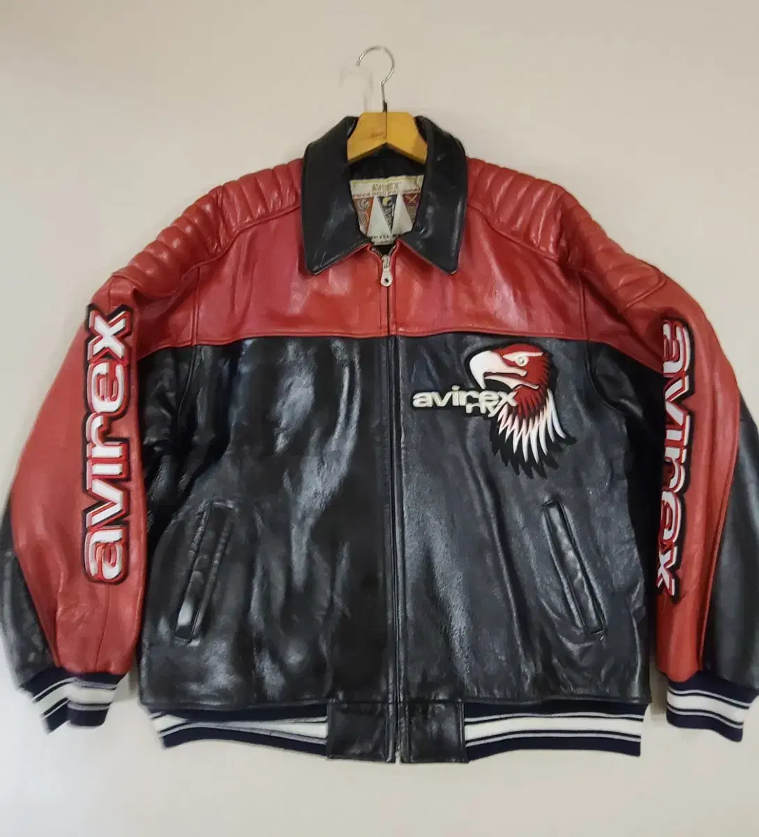 Avyrex Eagle Leather Jacket