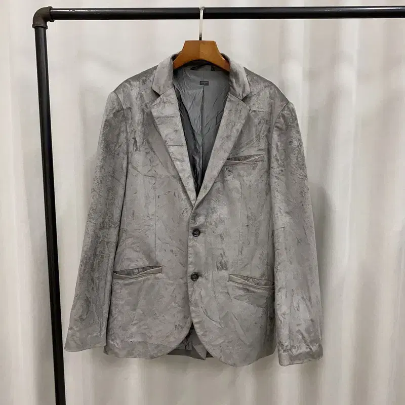 Almani Gray velvet blazer 95 S02519