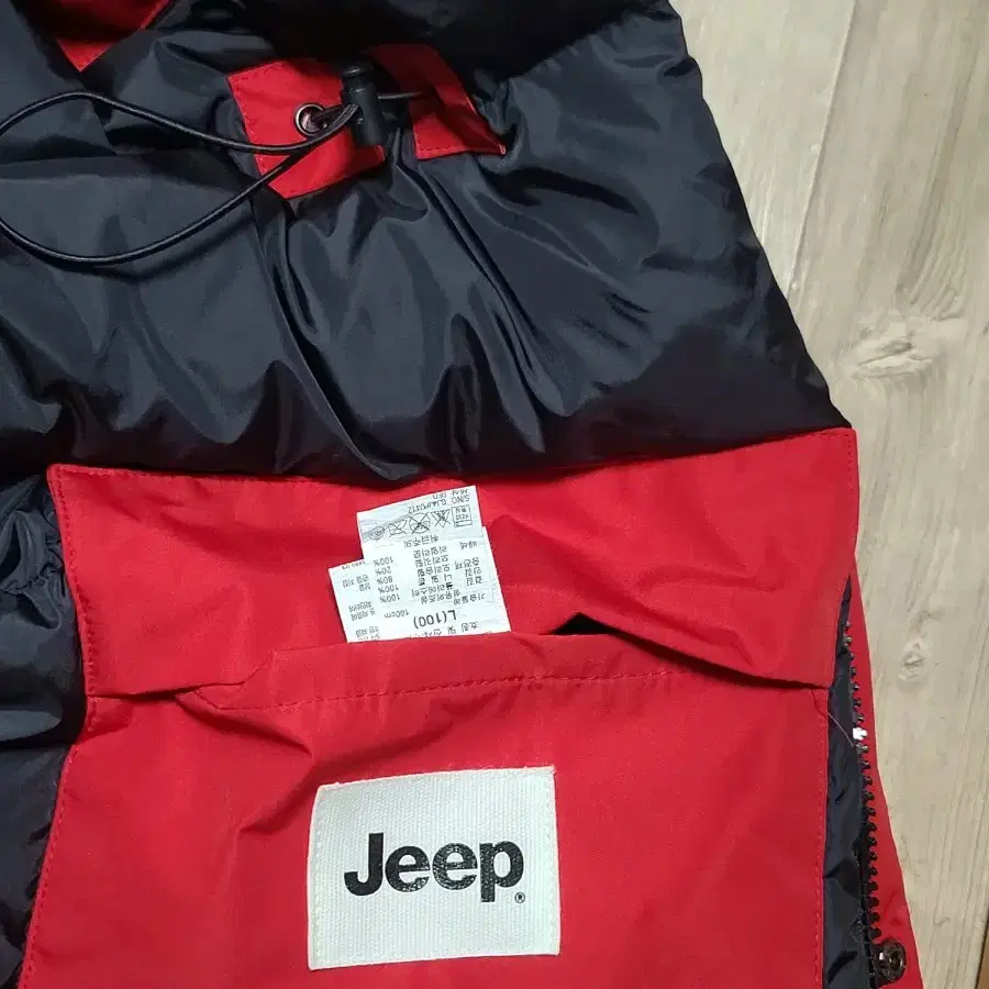 JEEP   롱다운 덕다운 패딩   장도연 패딩 100  L  실측 13