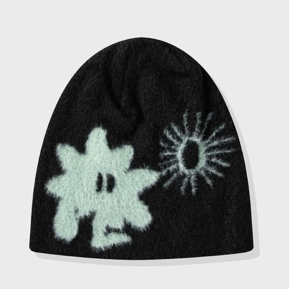 썬러브 Cali Shaggy Beanie Black