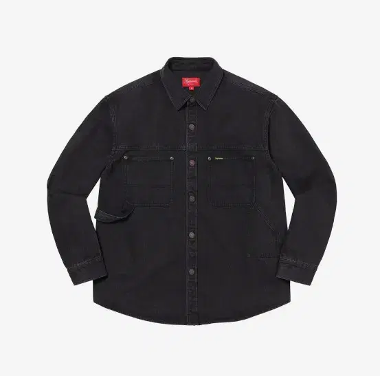 Same day shipping) M Supreme Denim Painter Shirt Black 23SS Men's Shirt Black95