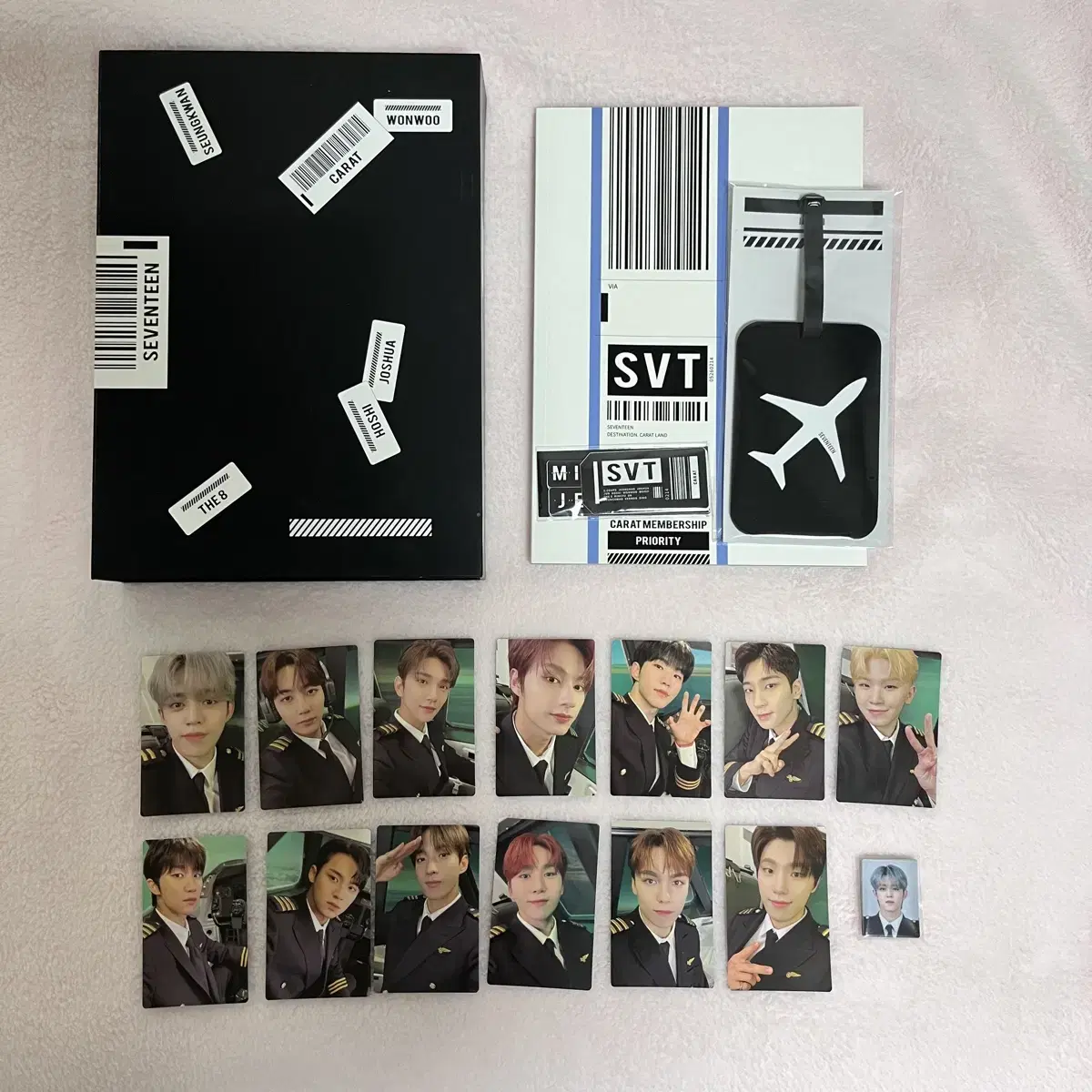 full set ) seventeen membership kit airtin