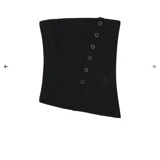 OBLIQUE BUTTON BUSTIER