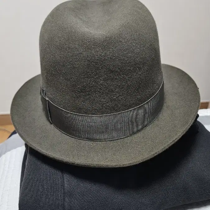 Borsalino Vanzina 그레이 페도라 59 Large