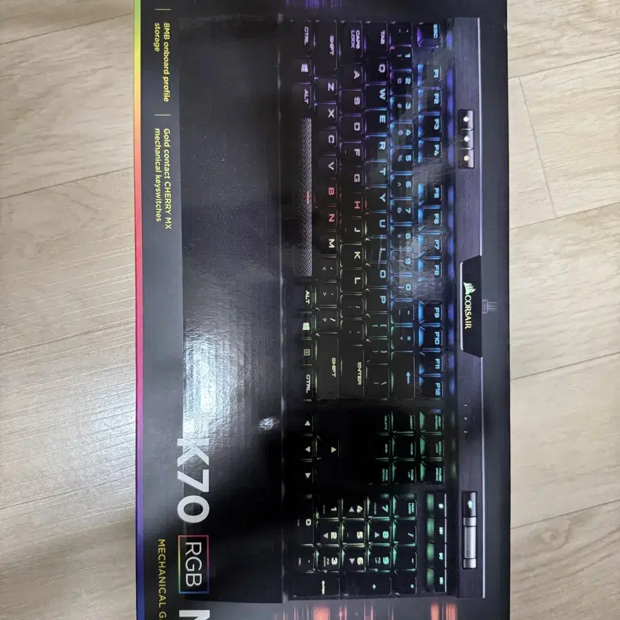 커세어 키보드 적축 k70 mk.2 rgb 상태 S+