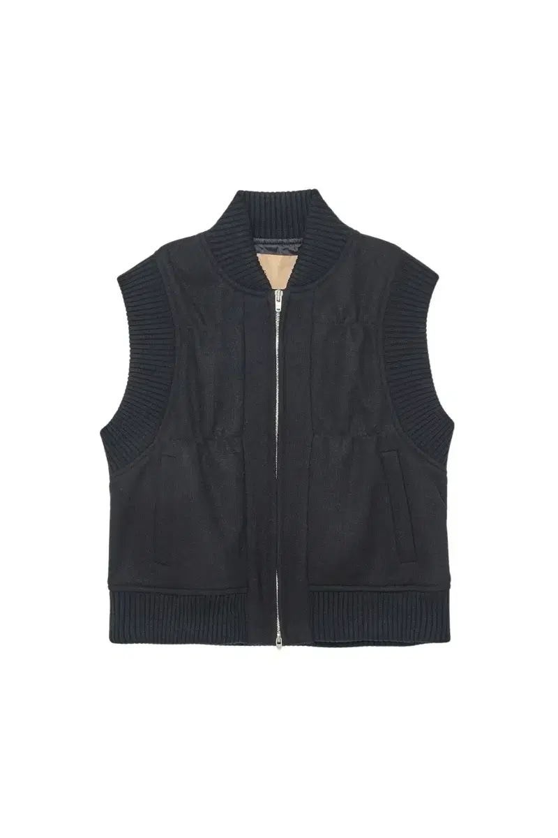 (새상품) 마뗑킴 베스트 ZIP UP SHIRRING VEST