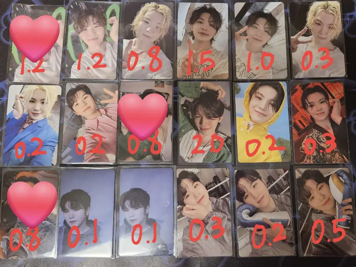 seventeen woozi photocard photocard wts(ld, pre-order benefito)(lots of photos)