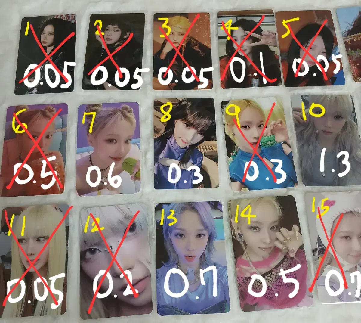 Aespa Armageddon Hot Mess photocard sells