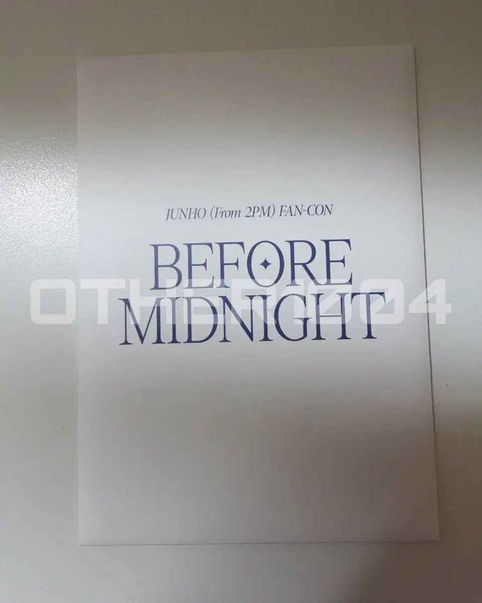 [Unsealed]Lee Junho Before Midnight Live Photo