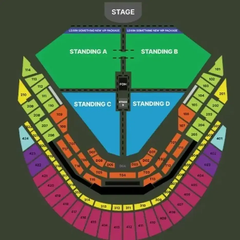 찰리푸스 내한 콘서트 12/7(토)스탠딩 C구역 300번대 2연석