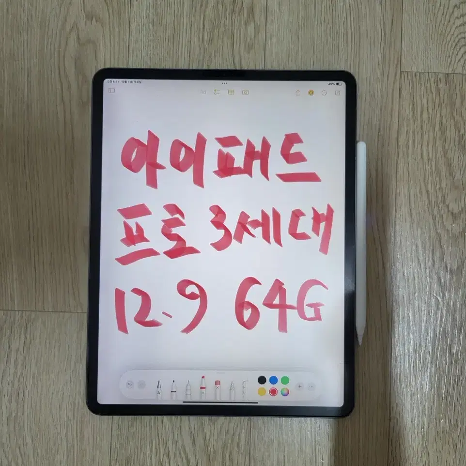 iPad Pro3(12.9인치 64GB)+짭플펜슬