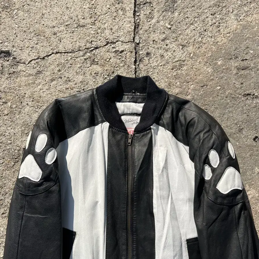 MICHAEL HOBAN LEATHER BOMBER 마이클호반 레더자켓