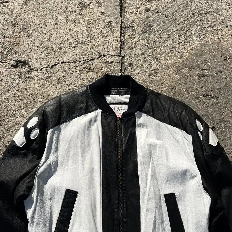 MICHAEL HOBAN LEATHER BOMBER 마이클호반 레더자켓