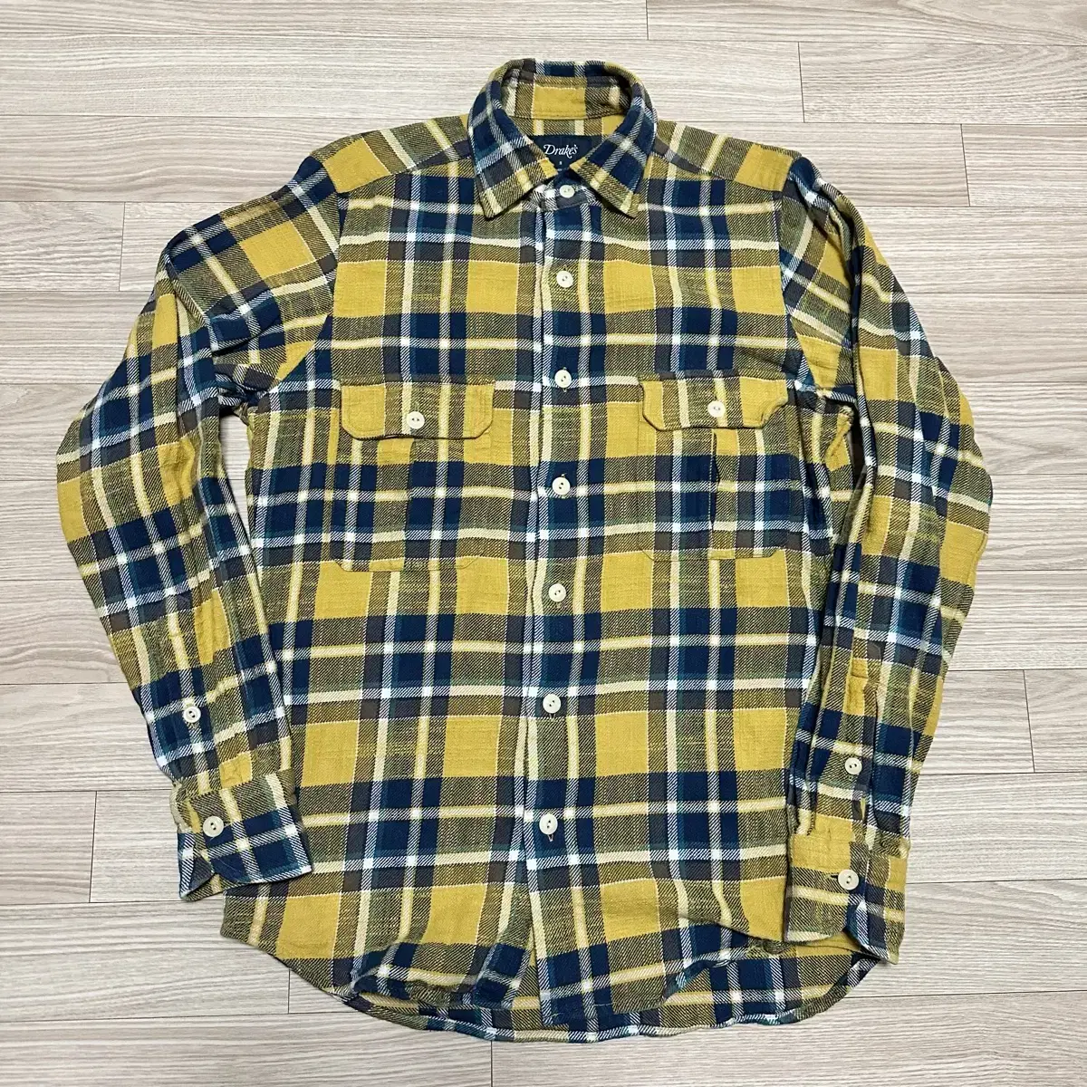 Drex Two-Pocket Heavy Flannel Shirt S