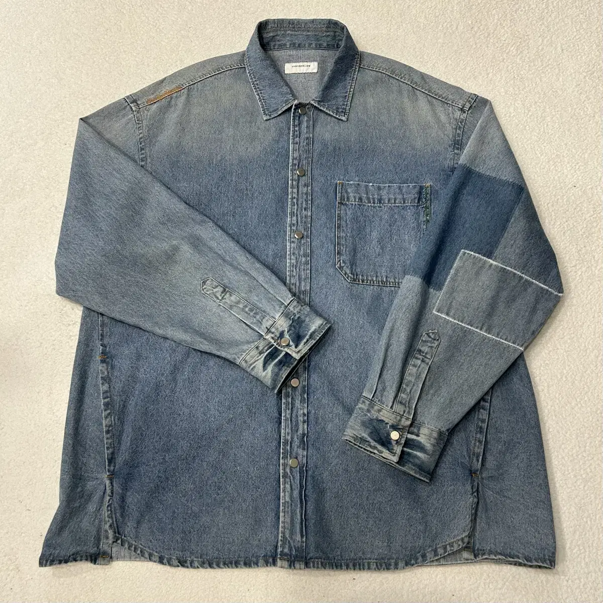 Custom Melted Denim Shirt