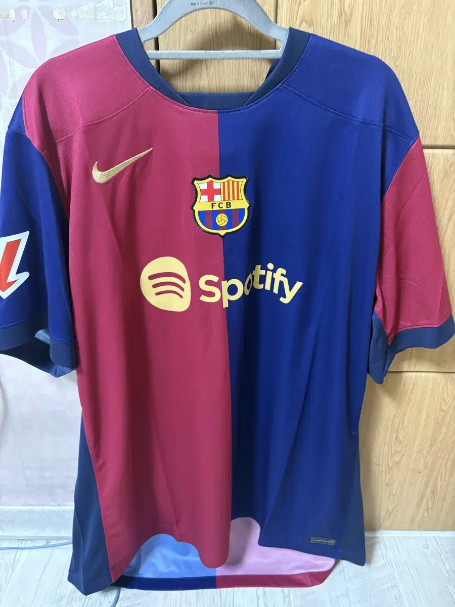 Barcelona Home Stadium Shirt 2024-2025 with Gabi No. 6 printing