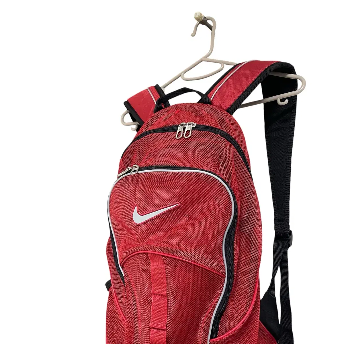 Nike vintage mesh red backpack