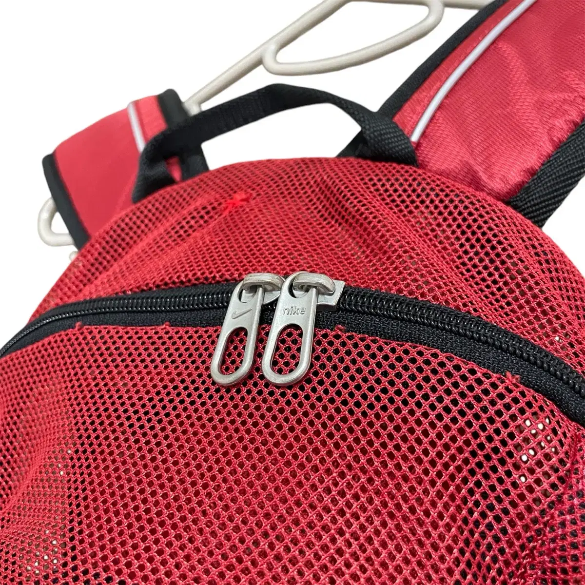 Nike vintage mesh red backpack